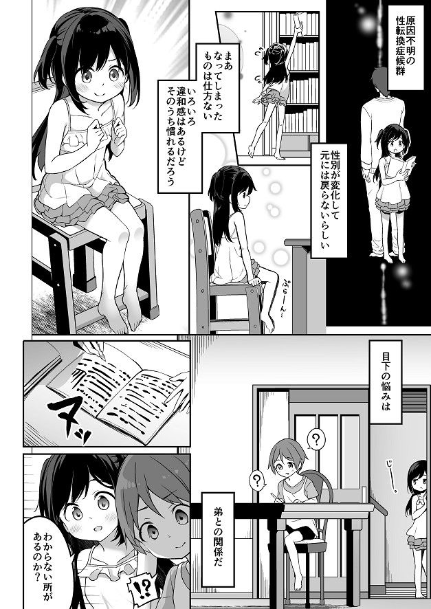 サンプル画像2:TSっ娘男湯チャレンジ！(Story Circle) [d_215532]