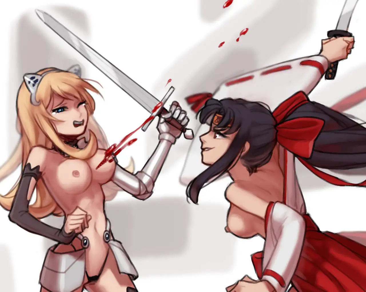 サンプル画像3:剣の王女-剣の戦い-死へのキャットファイト！ スマッシュおっぱい！(PandoraCatfight) [d_216045]