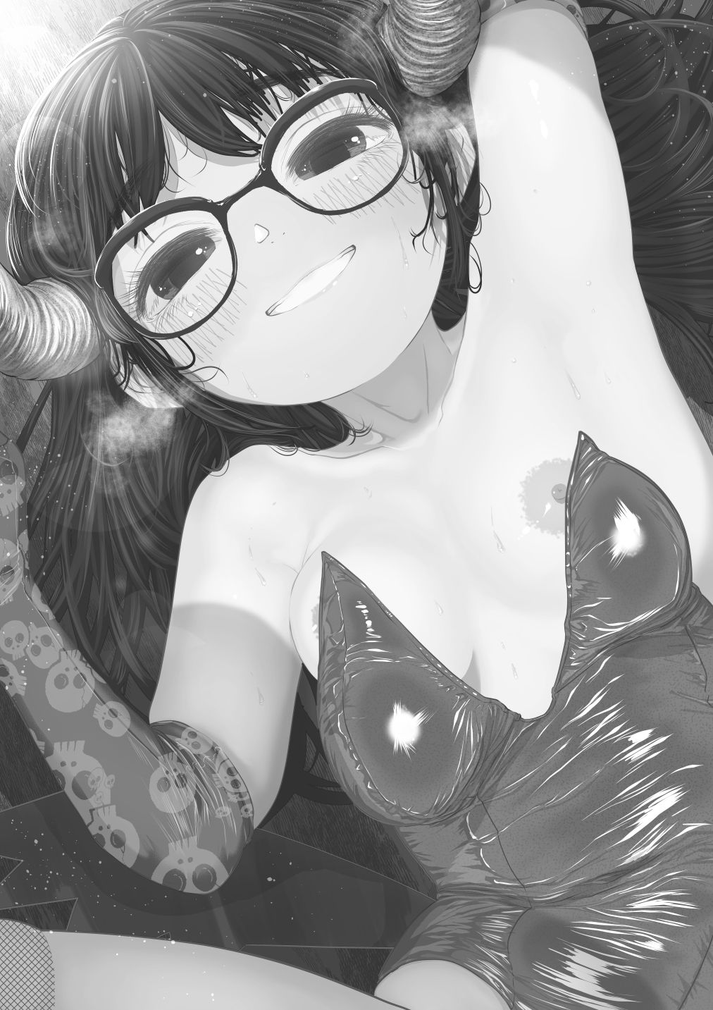 サンプル画像2:学校で一番地味な2人が付き合ってからの話2(てぃーろんたろん) [d_217126]