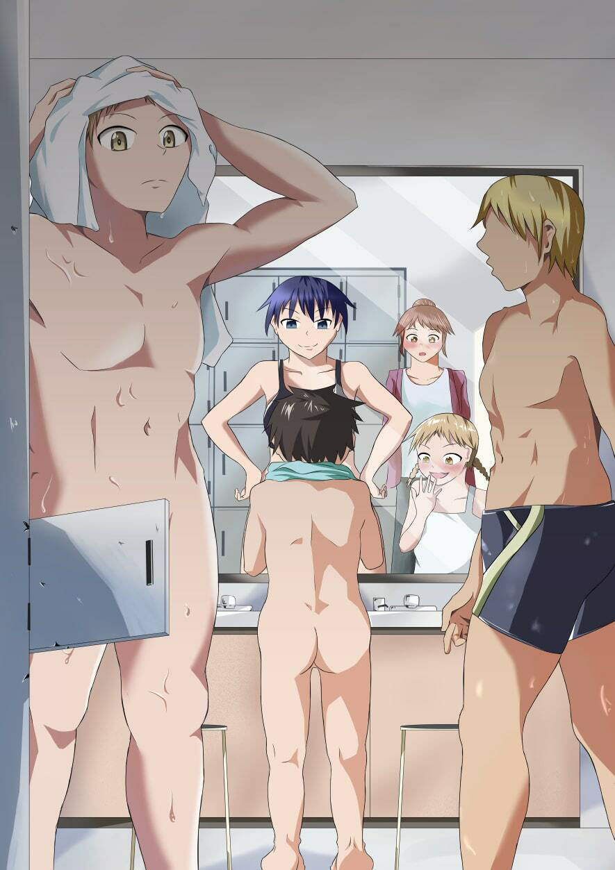 覗き見る女子たち 〜男子更衣室編〜