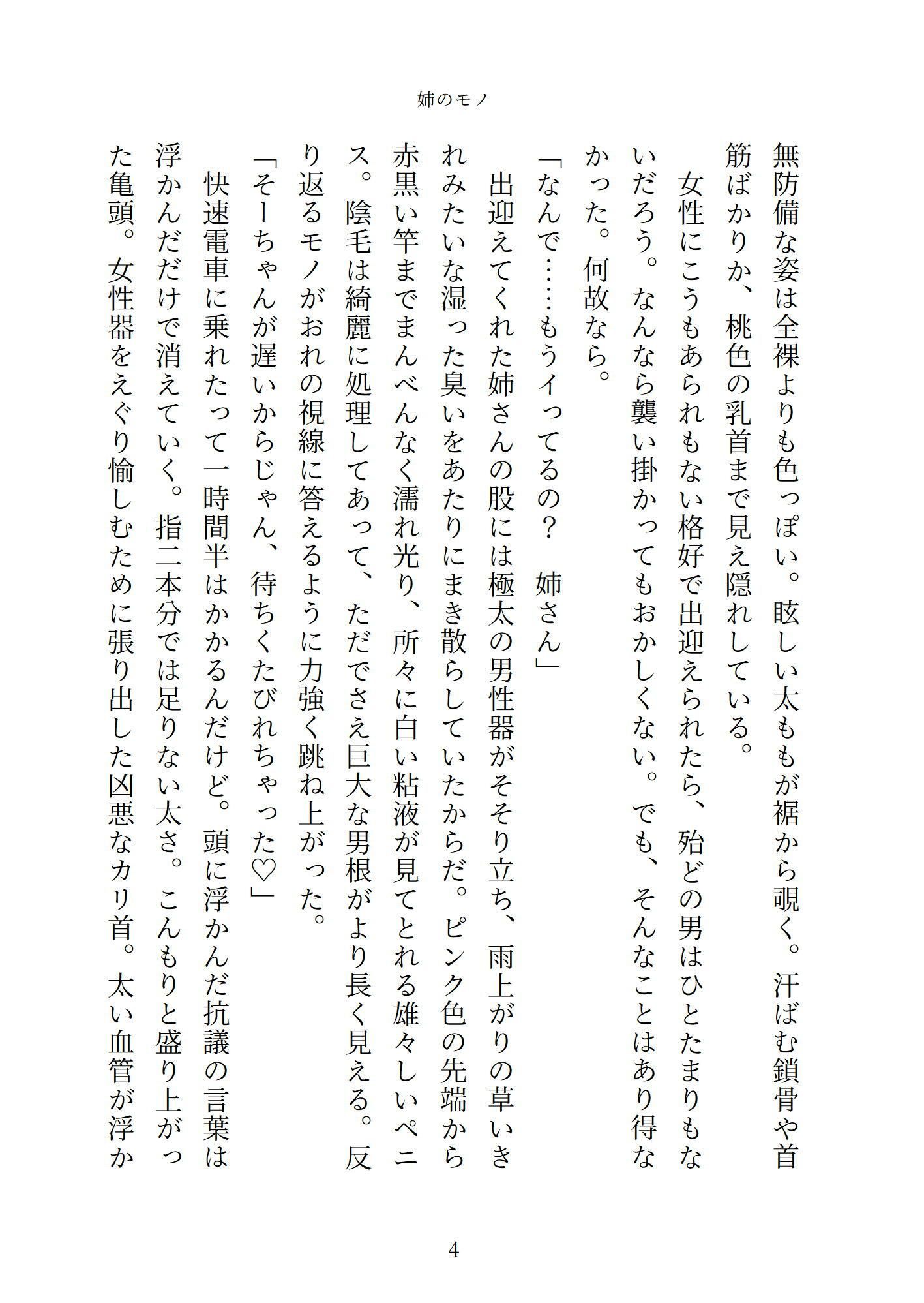 姉のモノ