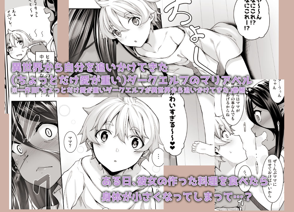 サンプル画像1:ちょっとだけ愛が重いダークエルフが異世界から追いかけてきた3(In The Sky) [d_217544]