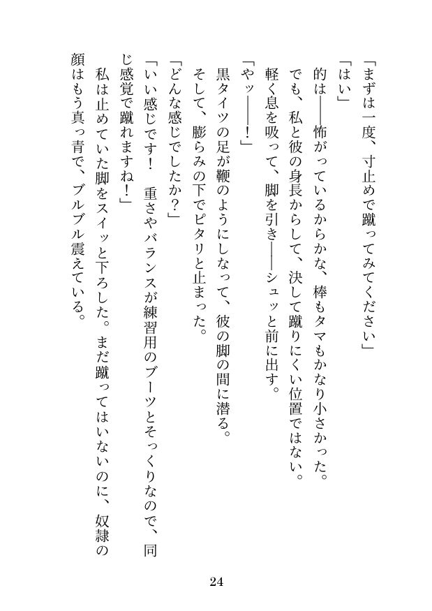 私は金蹴り去勢屋さん（鉄火編＆捲土編）