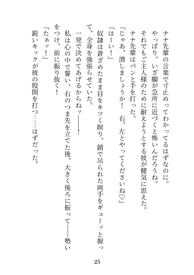 私は金蹴り去勢屋さん（鉄火編＆捲土編）