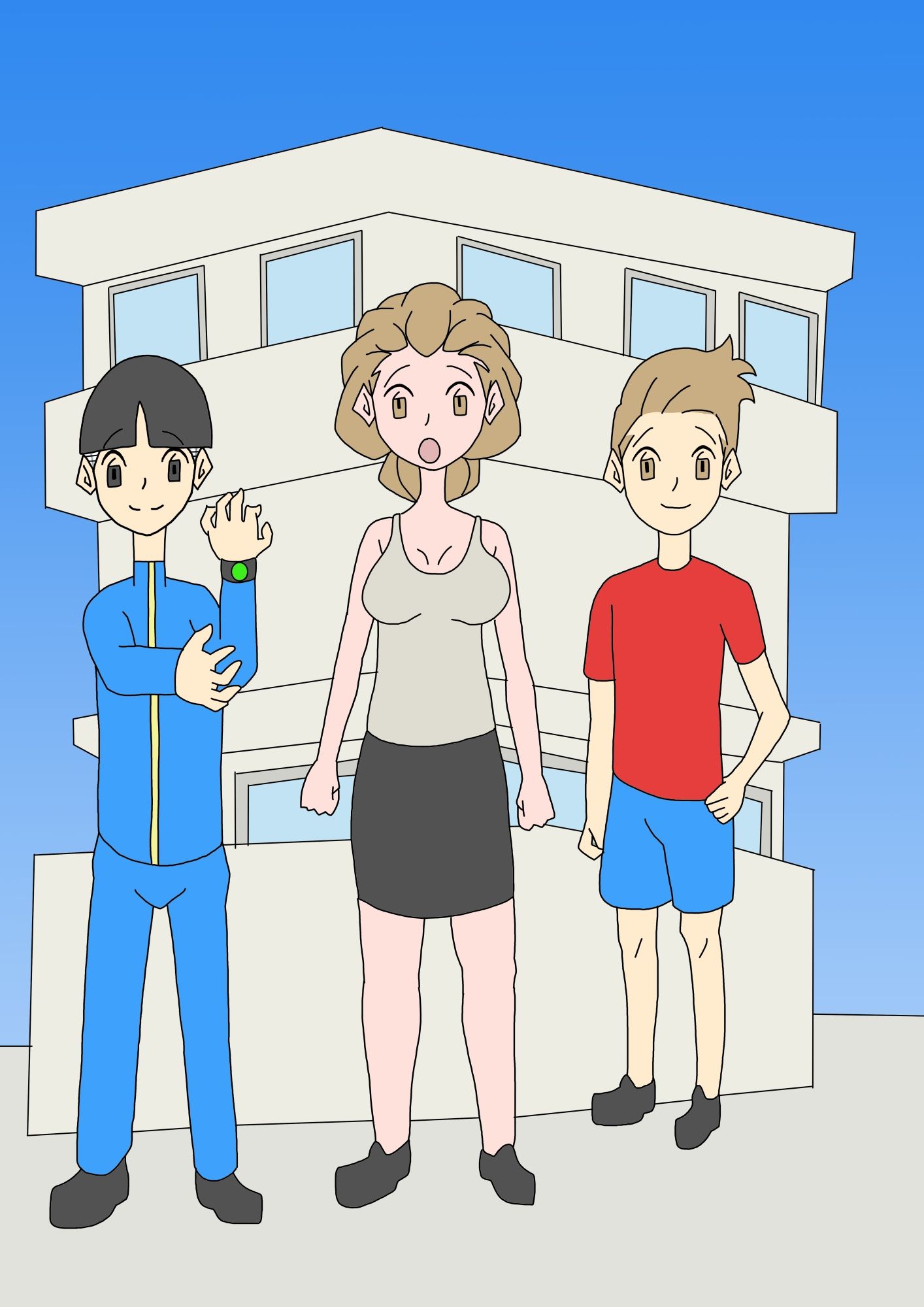 サンプル画像1:時間停止僕以外の時が止まってしまった件(あるぴな) [d_220908]