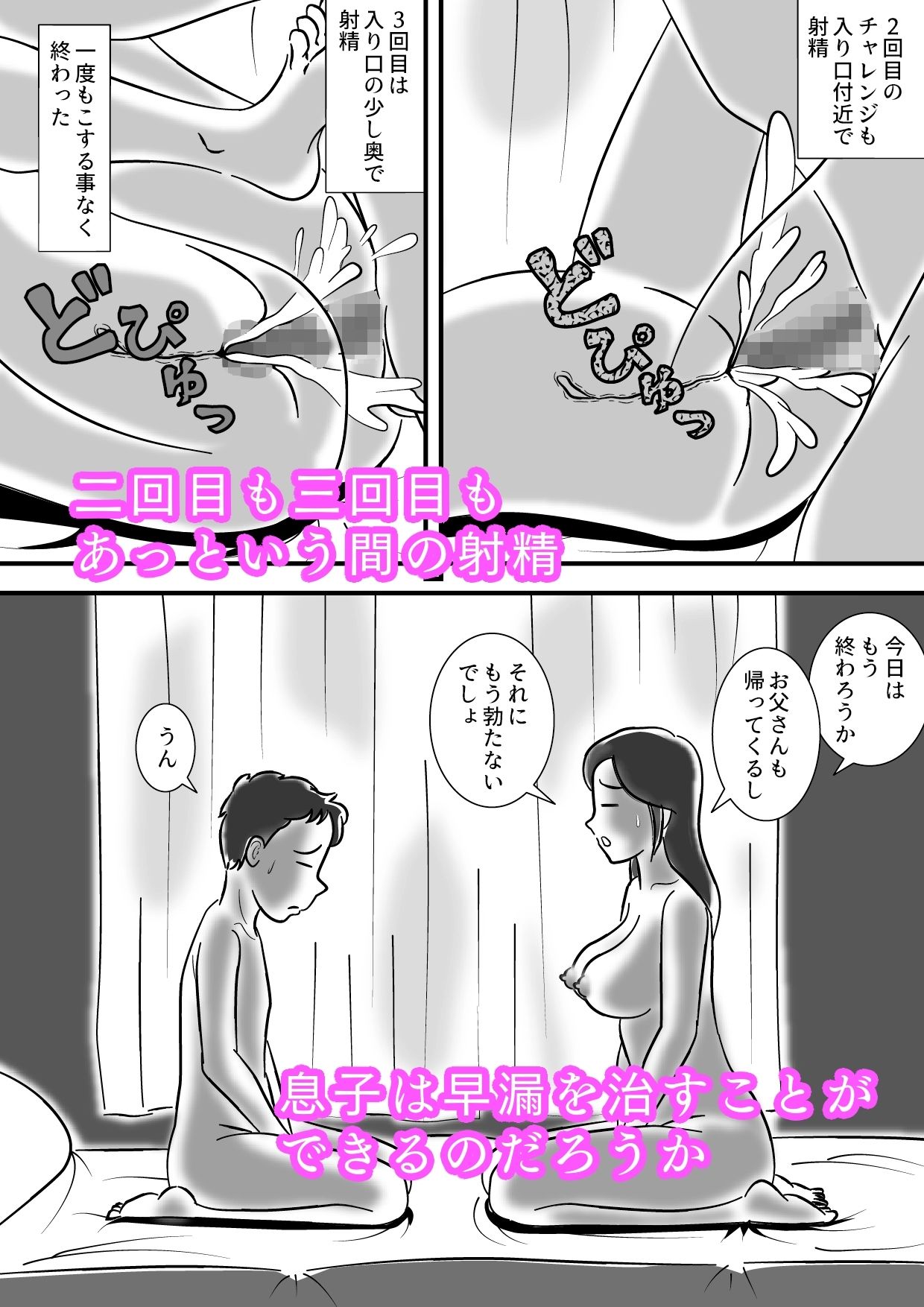 サンプル画像6:母子相姦5本セット お母さんとママと息子の気持ちいい関係(桃尻ハッスル堂) [d_221118]