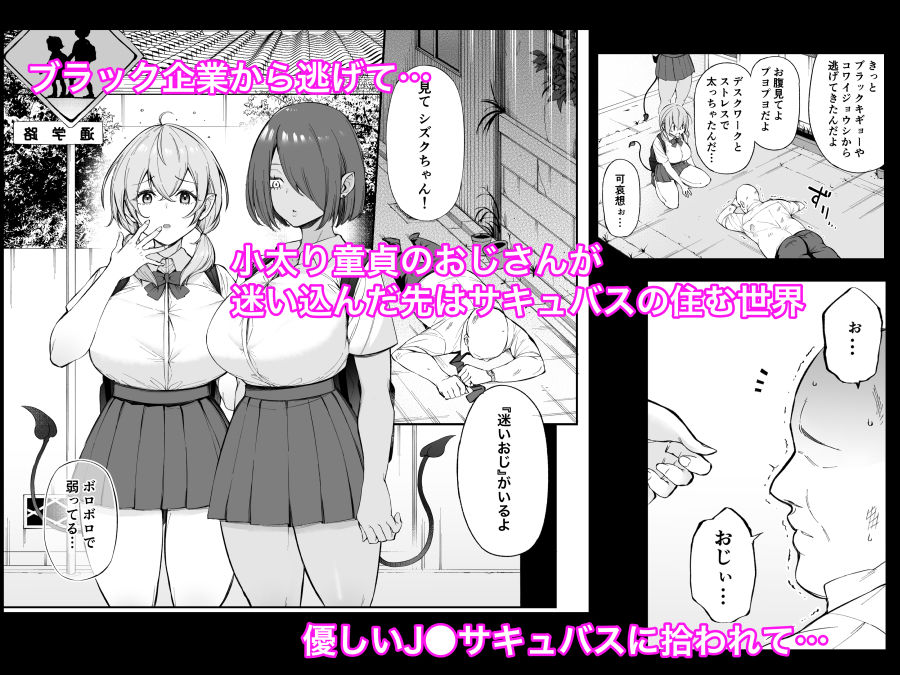 サンプル画像1:おじピとサキュバス(とりのす) [d_221347]