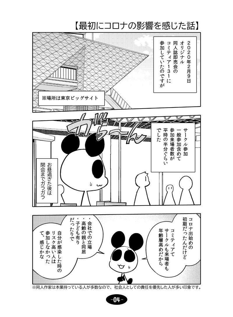 サンプル画像2:コロナウイルスと過ごす日常 2020年・2021年の記録(ぽっぽこっこ) [d_224399]