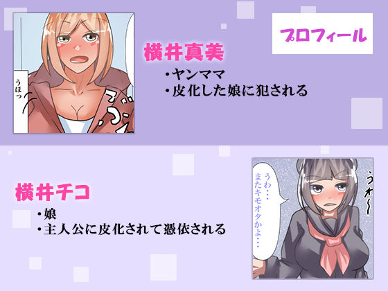 サンプル画像1:【皮モノ×ヤンママ】娘に憑依してヤンママを犯しまくる(のらのらの) [d_224434]