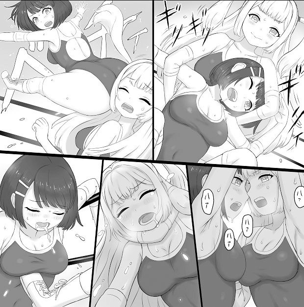 サンプル画像1:学校で女子プロレス！ 全員失神失禁 急所・粘膜攻撃編(妄幻想プラン) [d_224476]