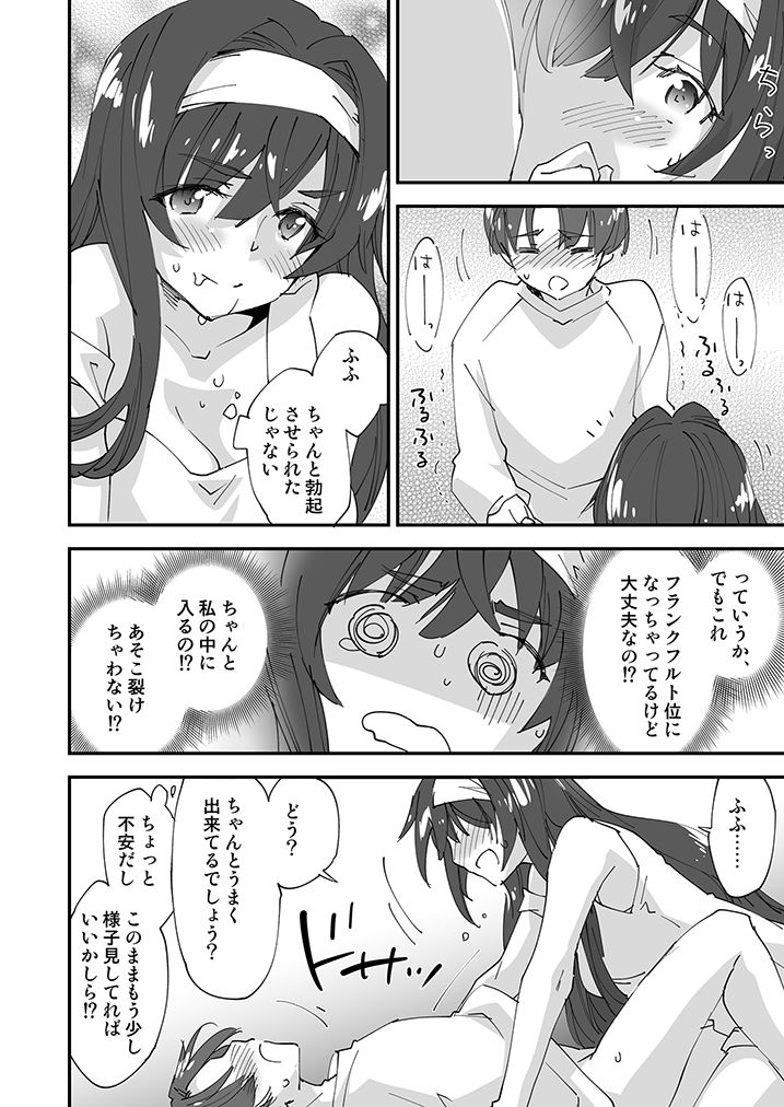 サンプル画像6:弟！お姉ちゃんのえっちの練習に付き合いなさいっ！(ざっはとるて) [d_224591]