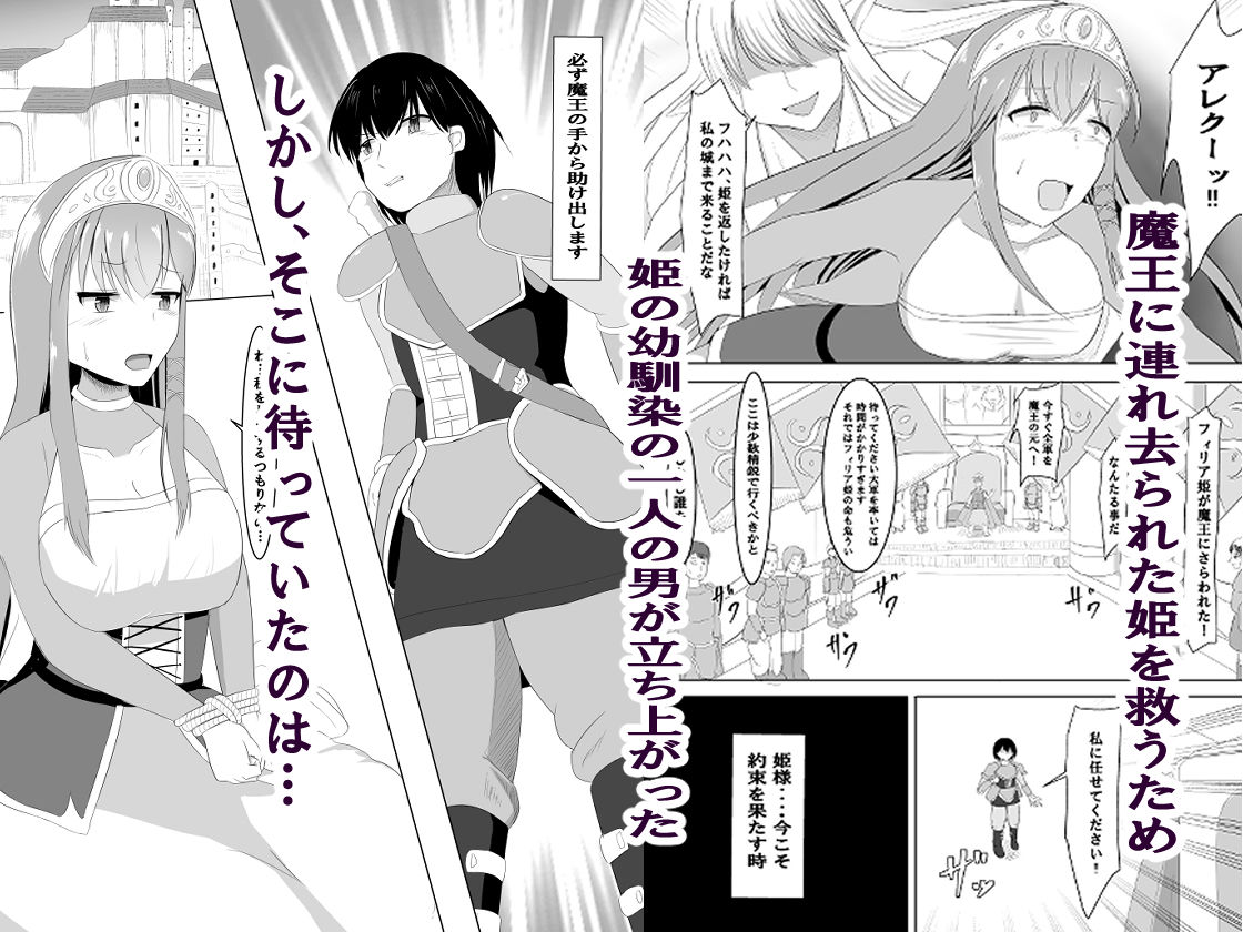 サンプル画像1:魔王に堕とされる姫(オウガ道) [d_225105]