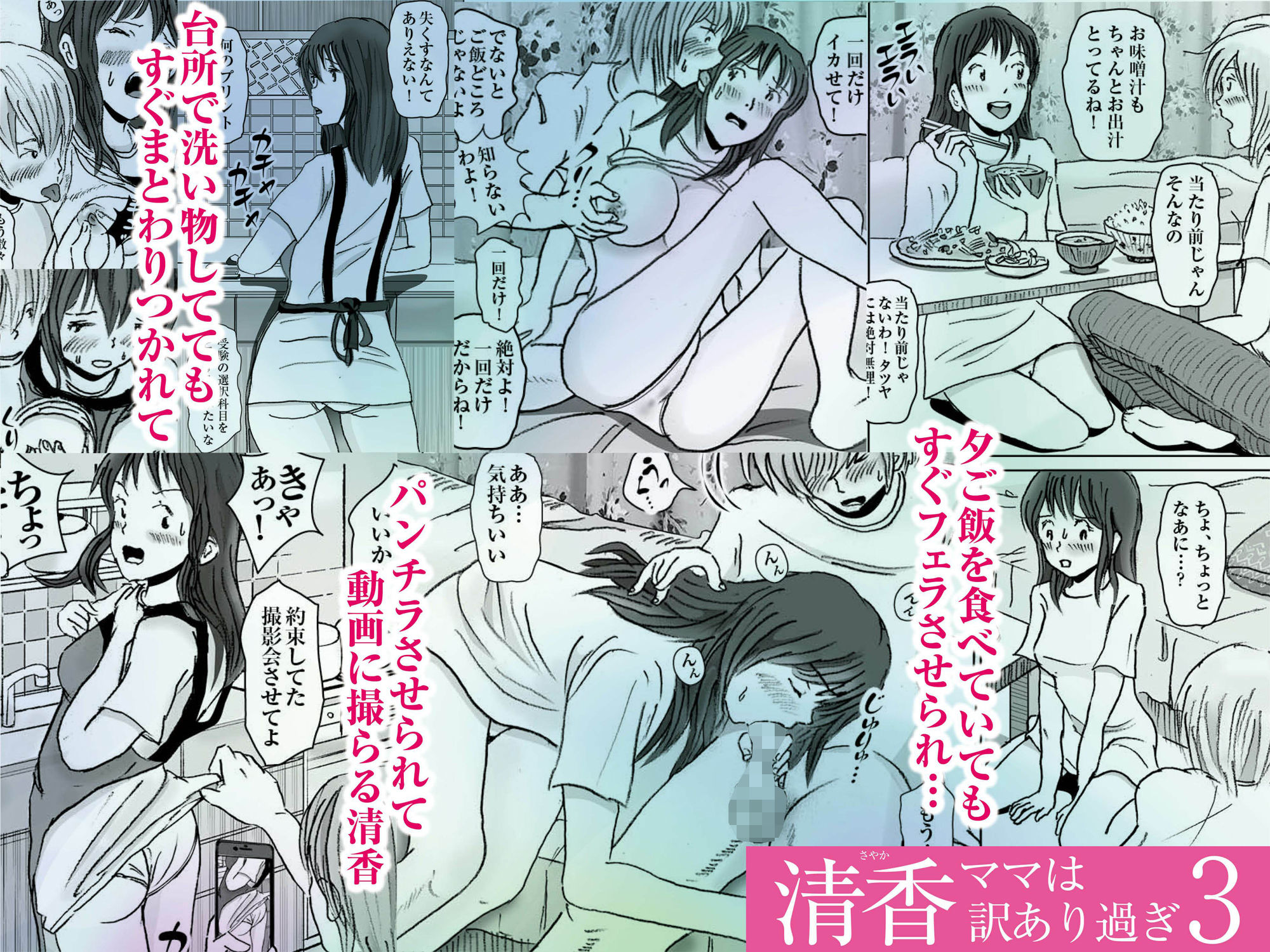 サンプル画像4:清香ママは訳あり過ぎ 3(ラプソディーズ) [d_225193]