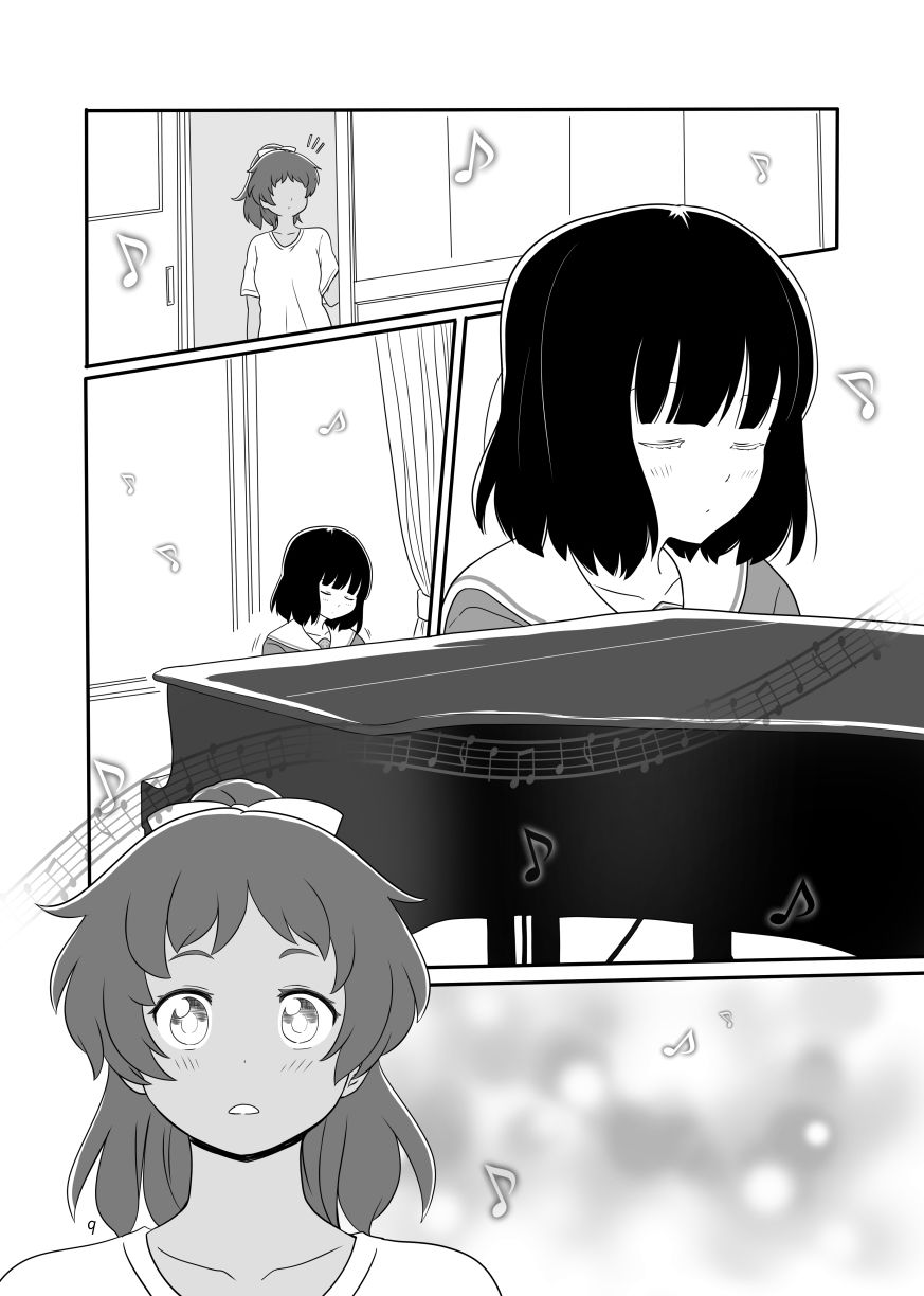 サンプル画像2:後輩のお嬢様がグイグイくる百合まんが(黒澤カルラ) [d_226202]