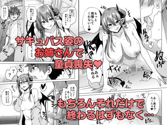 サンプル画像3:サキュバスお姉さんの搾精性活(綾枷家の猫) [d_228787]