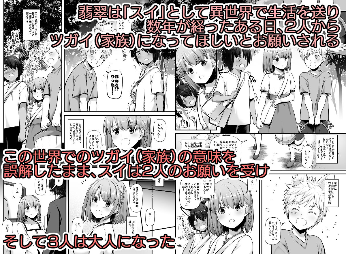 サンプル画像2:ツガイの仔 家族同然の発情ケモ耳男子2人に求められて困ってます DLO-20(Digital Lover) [d_229500]