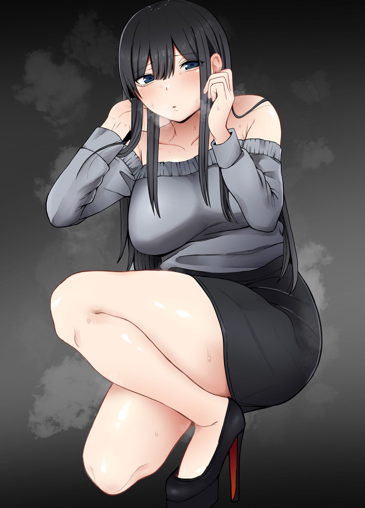 サンプル画像1:清楚な彼女がえっちに興味があってはダメですか…？(もにもにも) [d_230035]