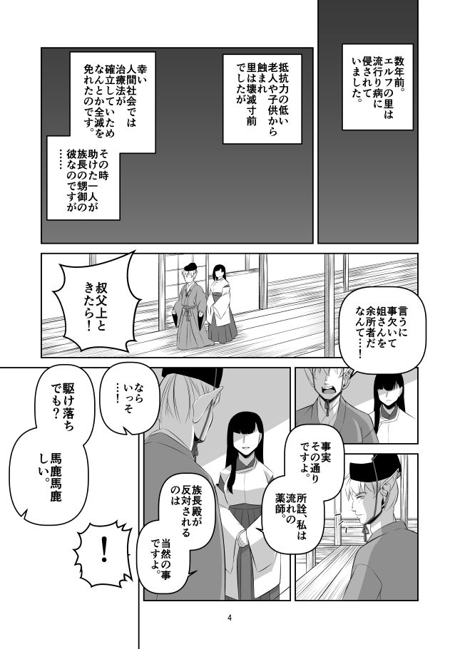 サンプル画像2:エルフ君が年上のお姉さんに乳首責めしてもらう漫画(M3) [d_230468]
