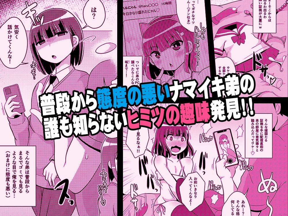 サンプル画像1:ナマイキ弟の精嚢をこねくり回してメス♂にする本(CHINZURI BOP) [d_230482]