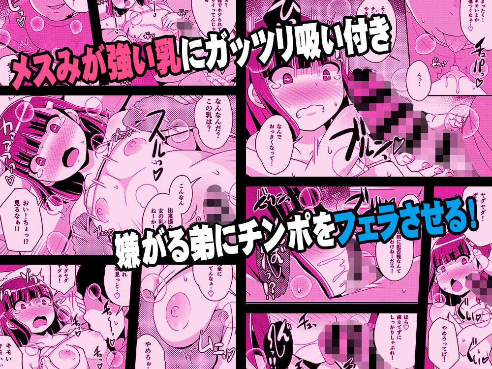サンプル画像3:ナマイキ弟の精嚢をこねくり回してメス♂にする本(CHINZURI BOP) [d_230482]