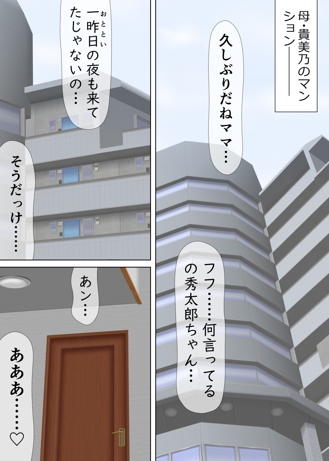 サンプル画像2:ボクの浮気相手は…ママ(おもちキウイ) [d_230672]