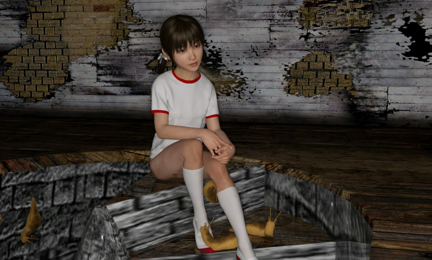 サンプル画像5:イケない遊び(3DCG Creation) [d_231458]