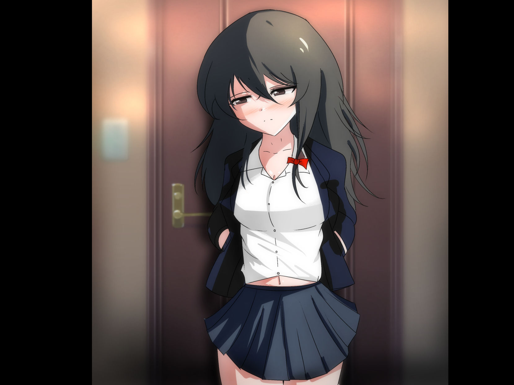 サンプル画像4:もしリボンをつけたらエッチする 〜試しにしてみる初体験〜(夜夢工房) [d_232722]