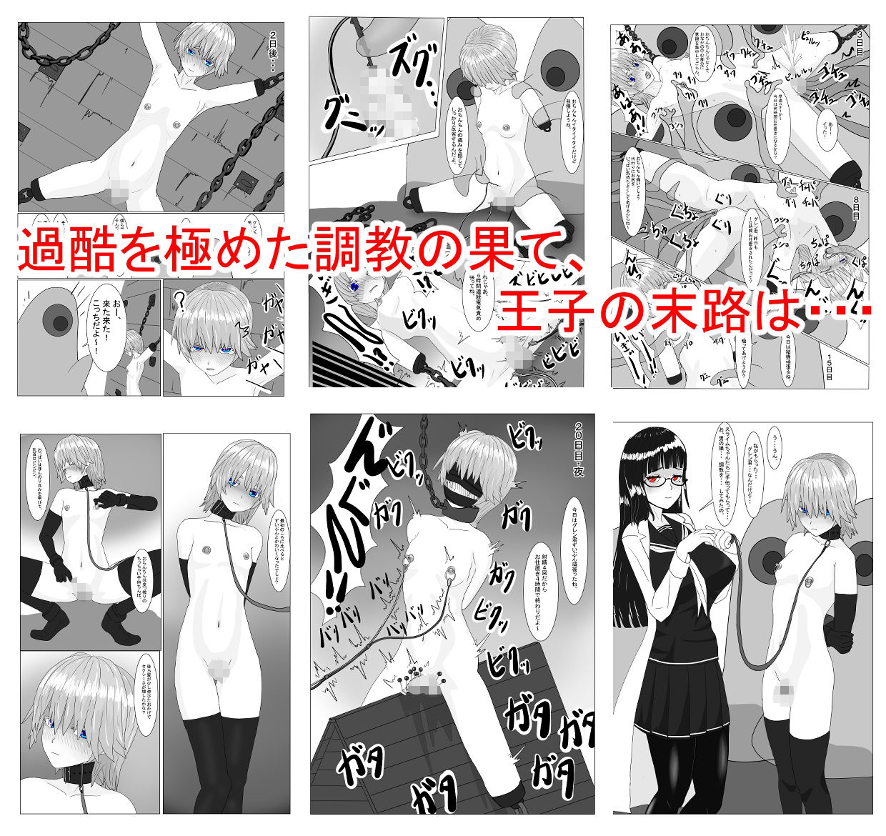 サンプル画像1:亡国王子の末路(科Y総研) [d_233064]