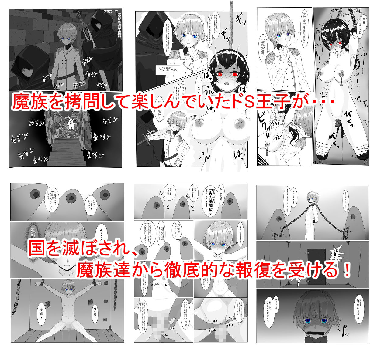 サンプル画像2:亡国王子の末路(科Y総研) [d_233064]