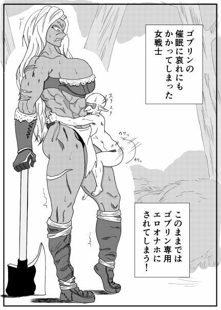 サンプル画像2:ゴブリンに催●レ〇プされる女戦士(ゴブリン) [d_233600]