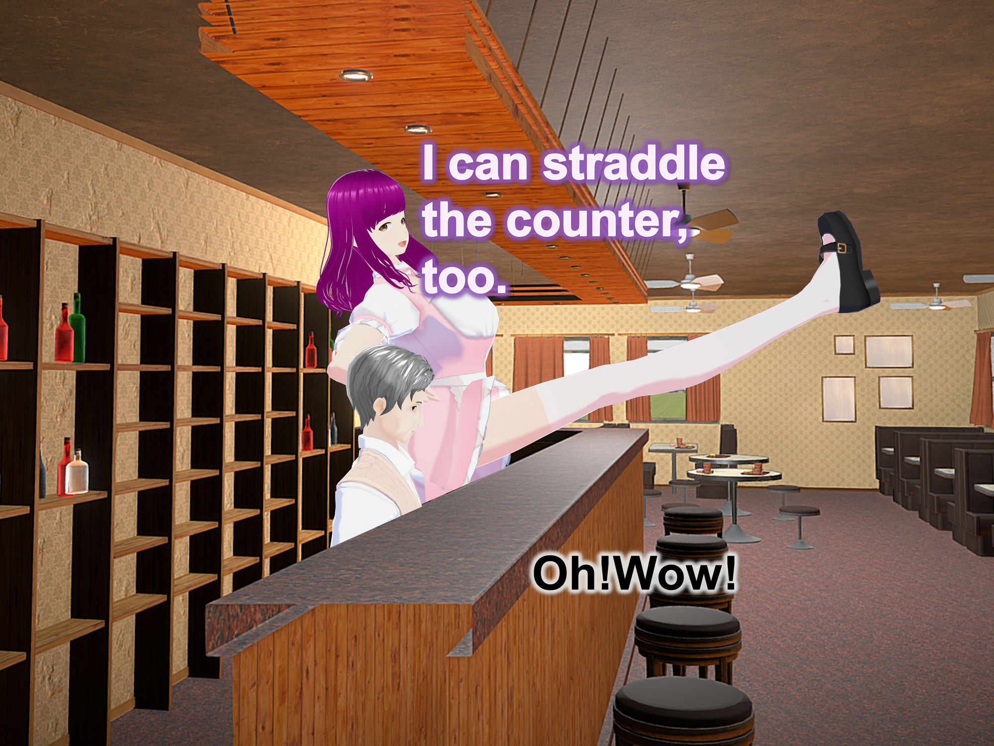 サンプル画像4:Outgrowing only girls， Overtake boys， Growth sound in the cafe(女子成長クラブ) [d_234094]