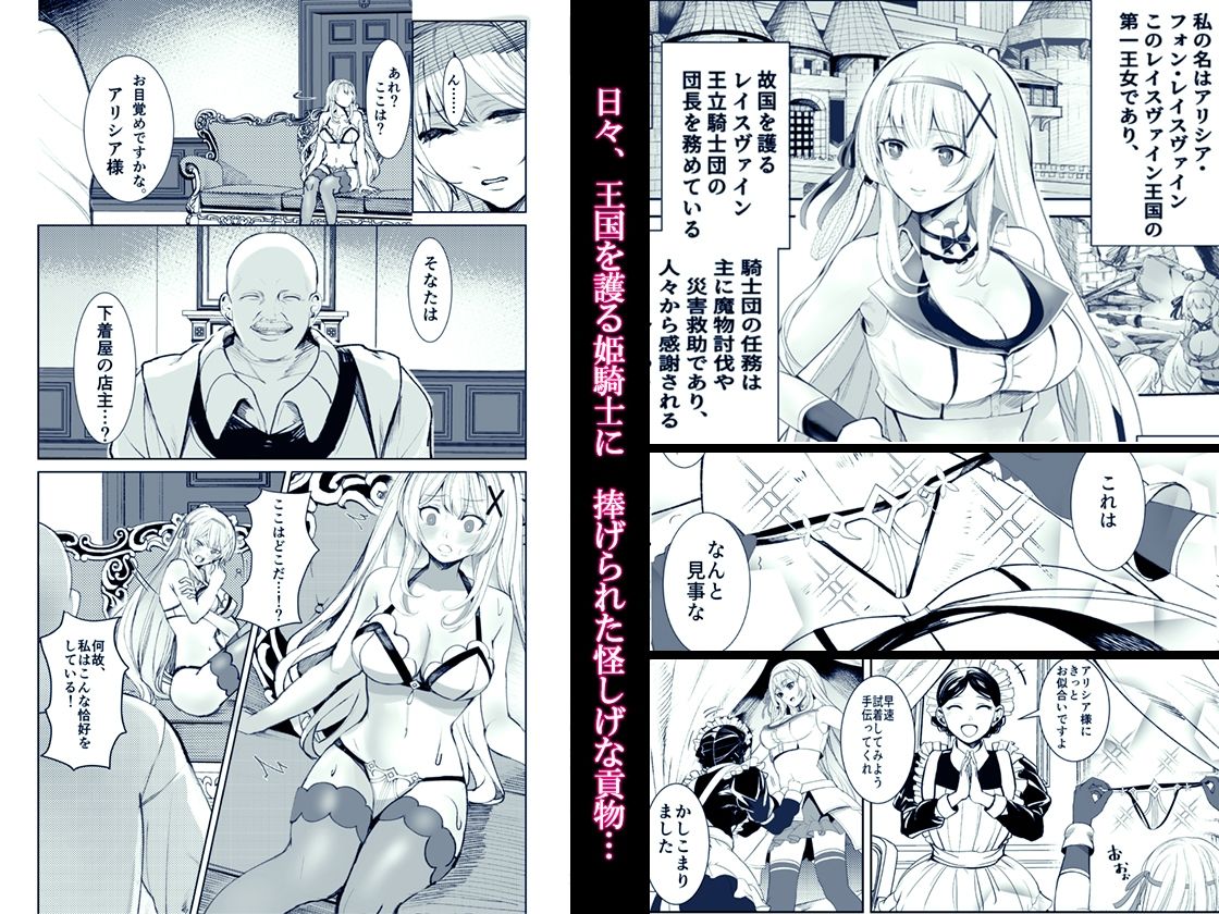 サンプル画像2:支配の淫紋 ―おっさん店主に淫紋を植え付けられて身も心も征服される姫騎士物語―(聖華快楽書店) [d_236651]