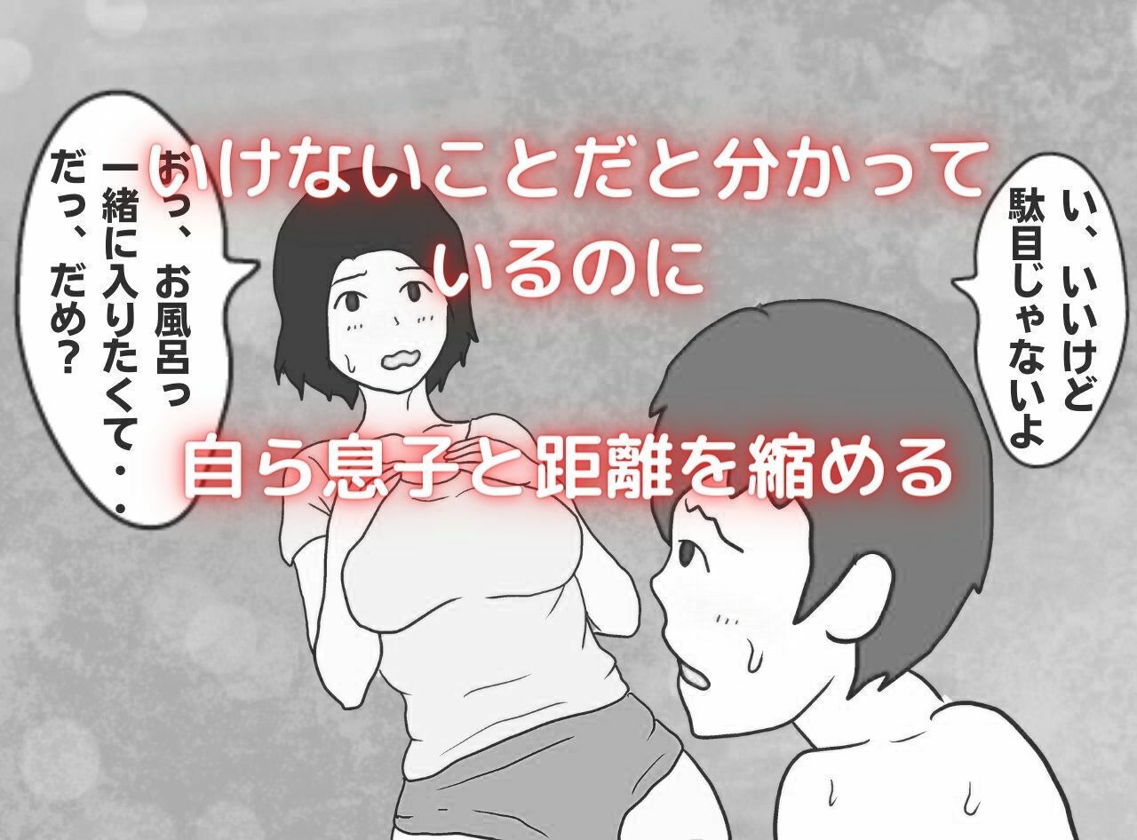 サンプル画像4:モブな母親が息子の子供を孕むまで(母子相姦の記録) [d_237798]