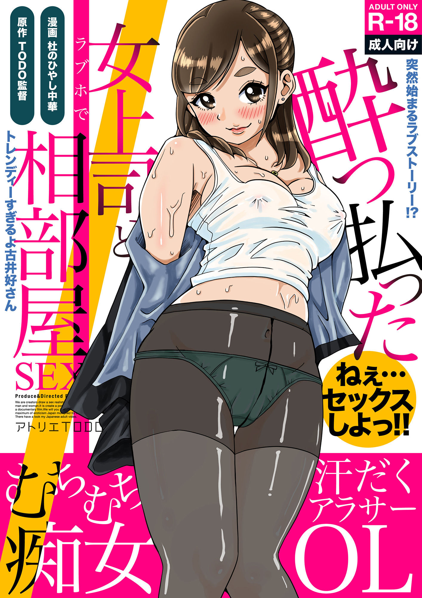 サンプル画像1:突然始まるラブストーリー！？酔っ払った女上司とラブホで相部屋SEX(アトリエTODO) [d_238312]