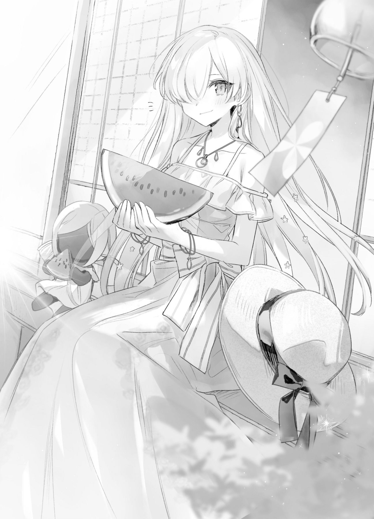 サンプル画像1:アナスタシアと夏休みを過ごす本(角砂糖) [d_238856]