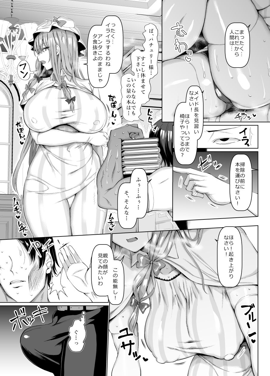 サンプル画像1:性処理係パチュリー様(ちんちん亭) [d_239018]