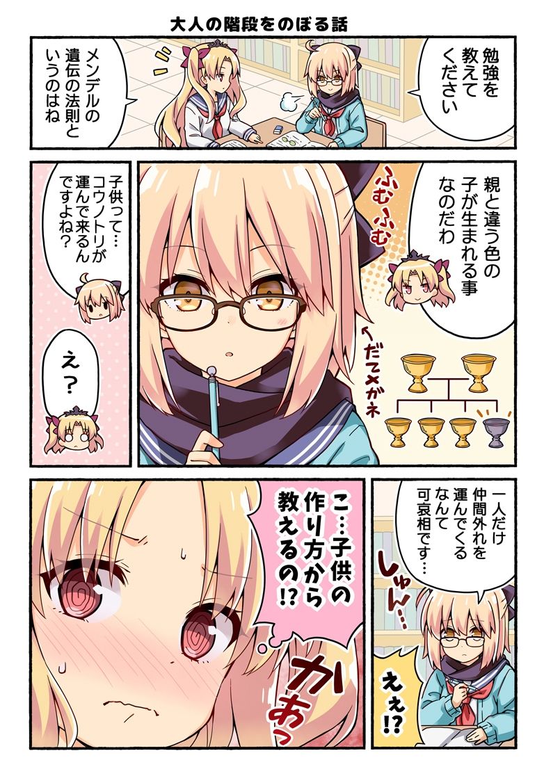 サンプル画像2:【総集編】沖田さんが学園ラブコメのヒロインになる話！(RRR) [d_239150]