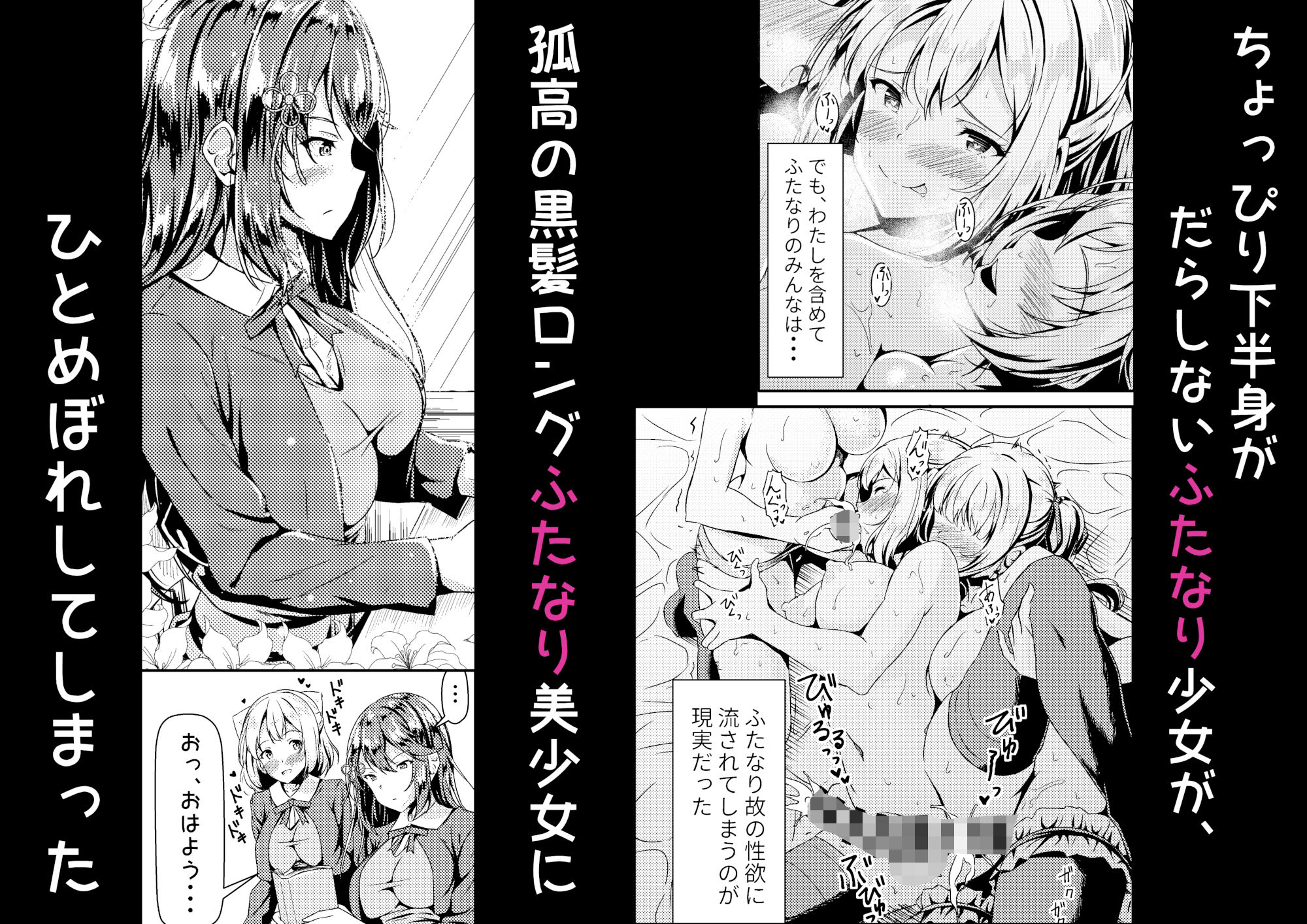 サンプル画像1:黒髪ロングふたなりちゃんと純愛セックスがしたいっ！(Hotel St. Croix) [d_239176]