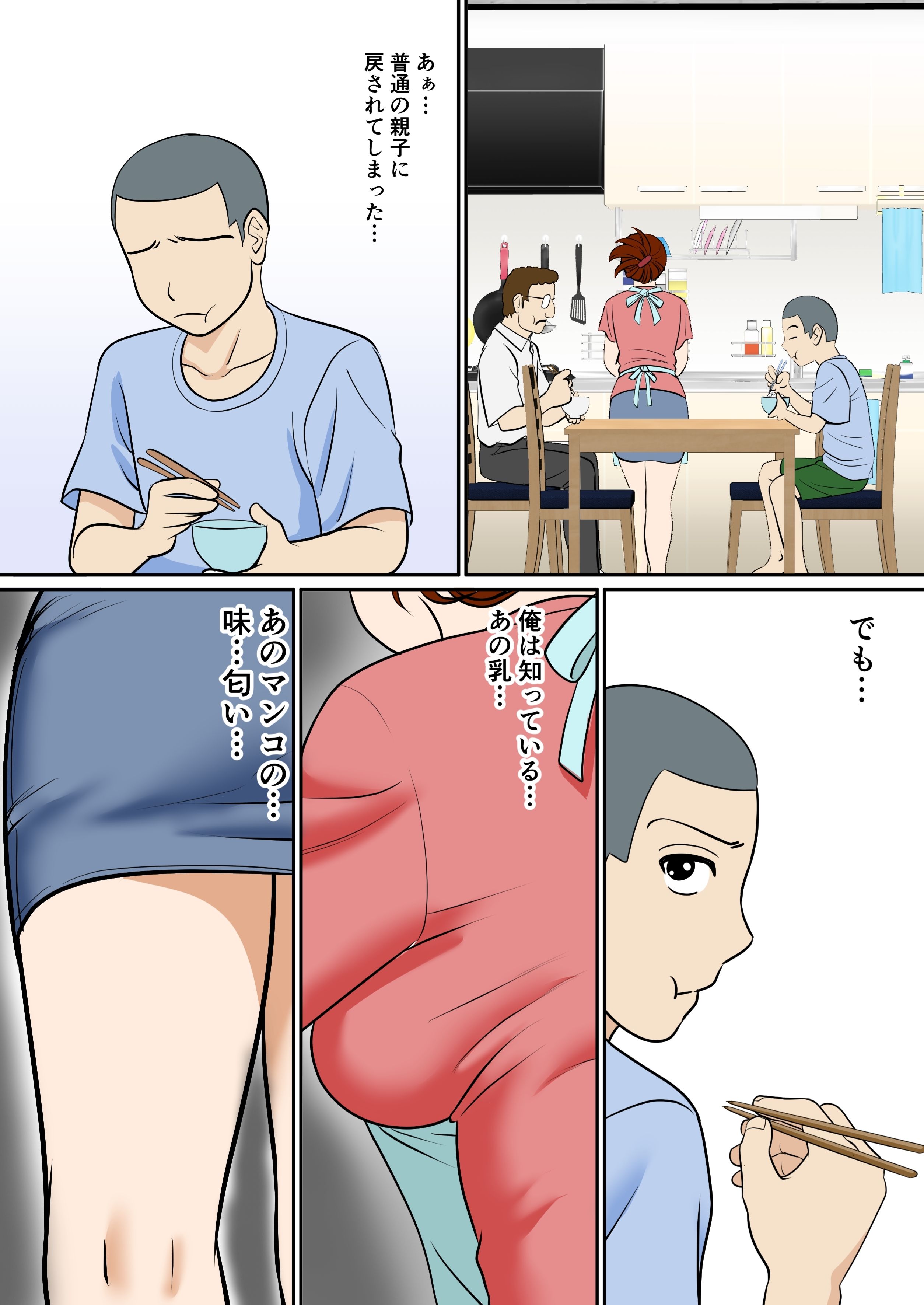 サンプル画像2:30日後にSEXする母と息子 〜1年後〜(ふわとろおぱんちゅケーキ) [d_240036]