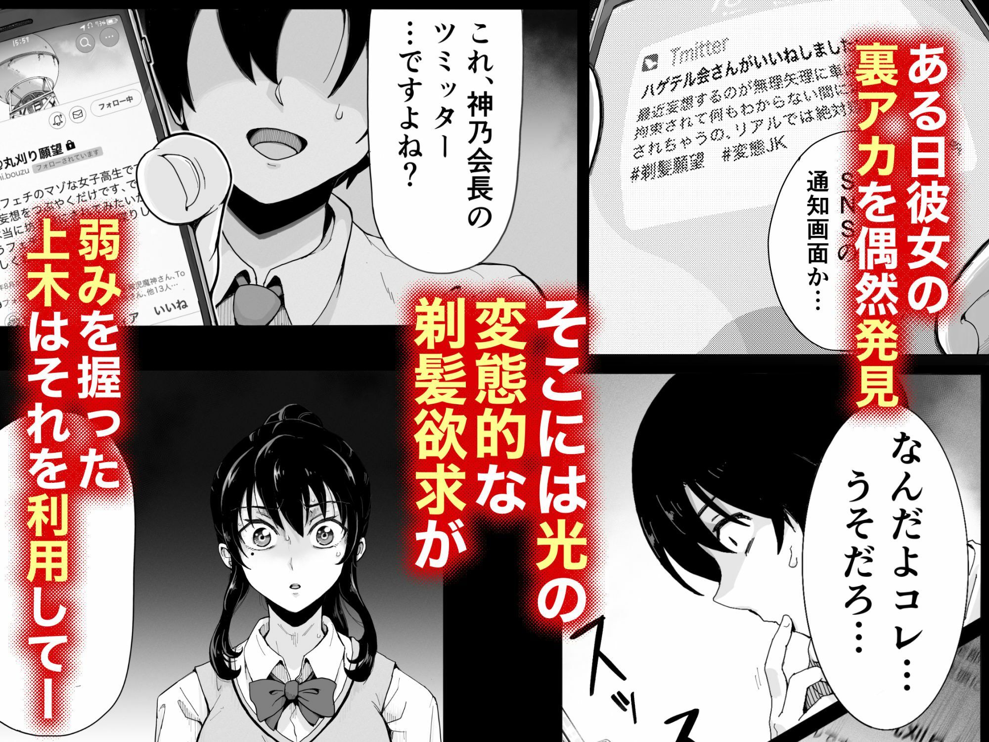 サンプル画像2:光の子 〜衝撃の剃髪激情〜(剃髪少女地帯) [d_240079]