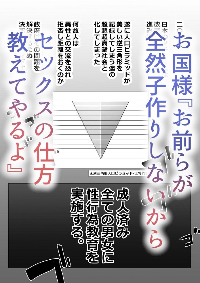 『少子化対策性教育指導部より派遣されました』