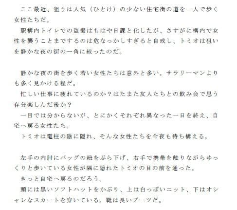 サンプル画像1:変態男が若い女性たちのお尻の穴を舐める話 第二話(逢瀬のひび) [d_241561]