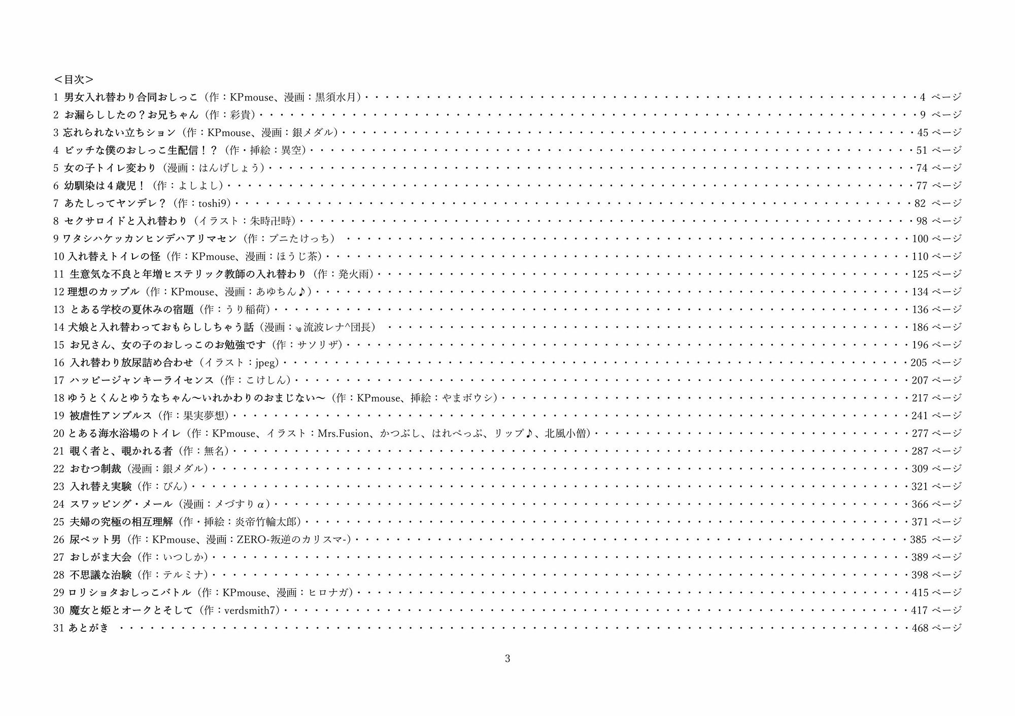 サンプル画像1:男女入れ替わりおしっこ合同(入れキチサー) [d_241991]