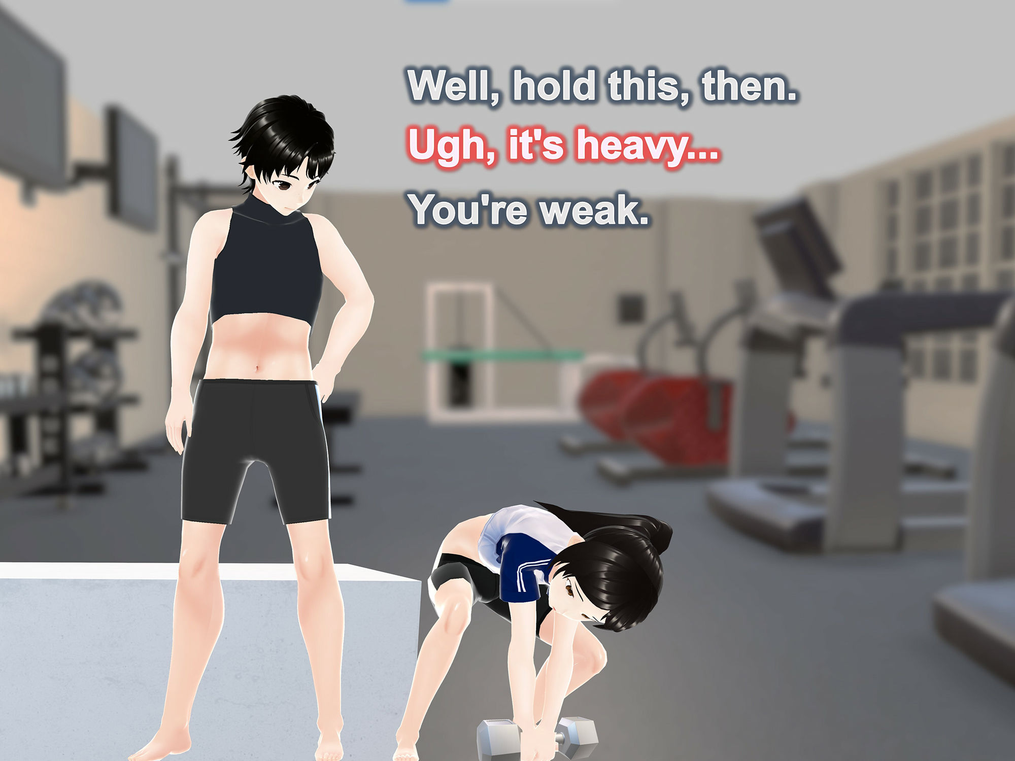 サンプル画像1:Outgrowing only girls， Overtake boys， Growth sound in the gym(女子成長クラブ) [d_242363]