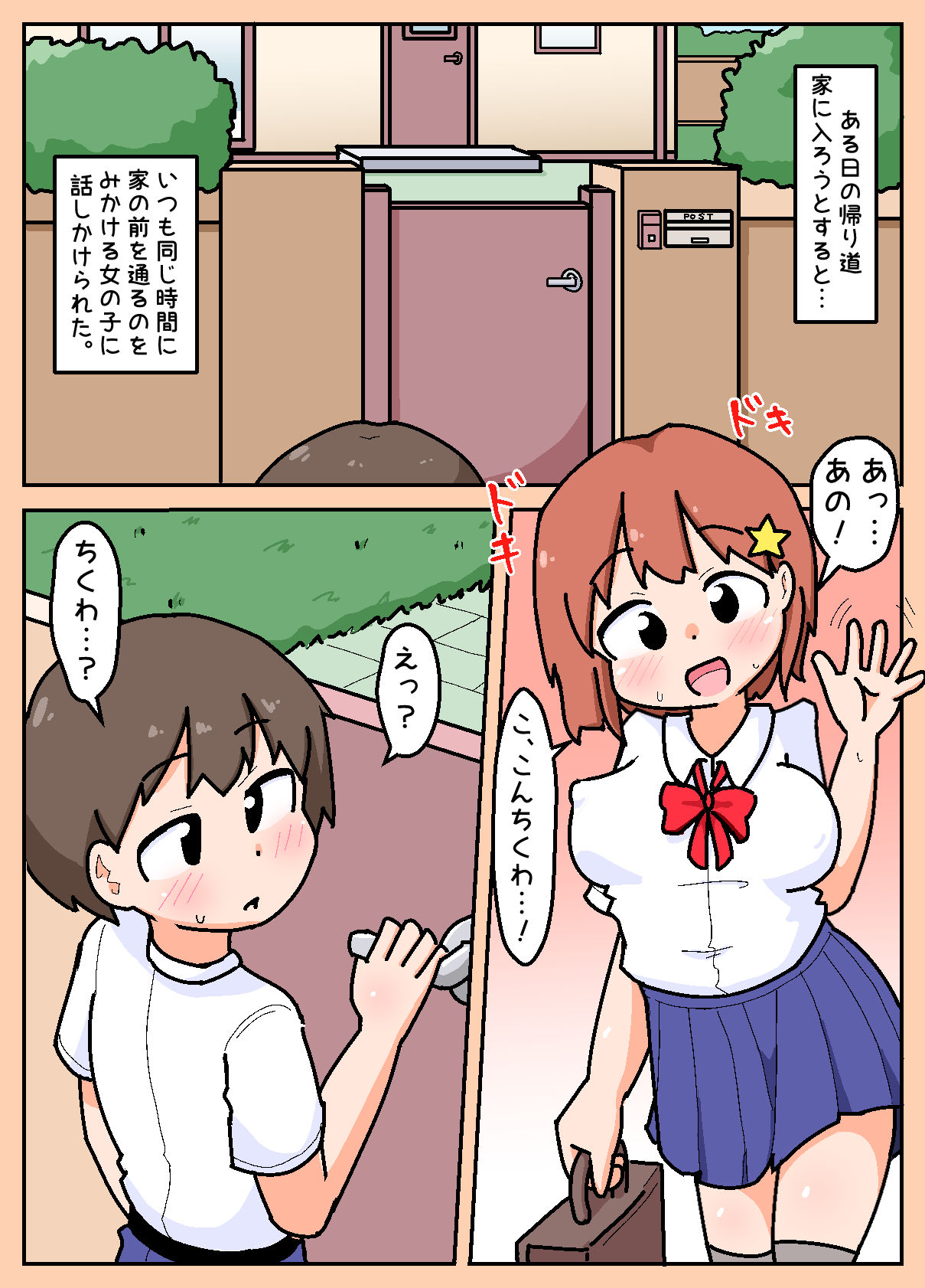 サンプル画像1:通学路でよくみる女子がちょろかったのでヤッちゃった話(しばどっぐハウス) [d_244653]