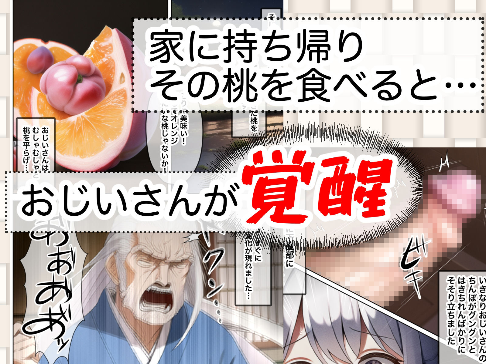 サンプル画像3:AI-人工知能-に桃太郎描かせてみたらヤバすぎた(マカポ本舗) [d_245274]