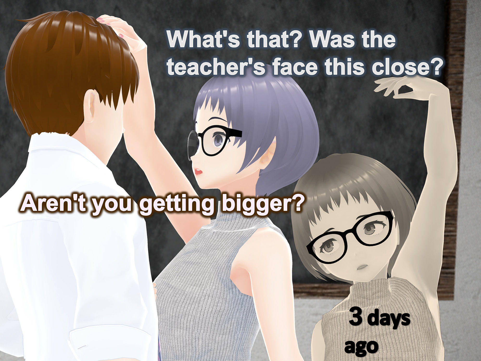 サンプル画像4:Outgrowing only girls， Overtake boys， Growth sound in the history club(女子成長クラブ) [d_245554]