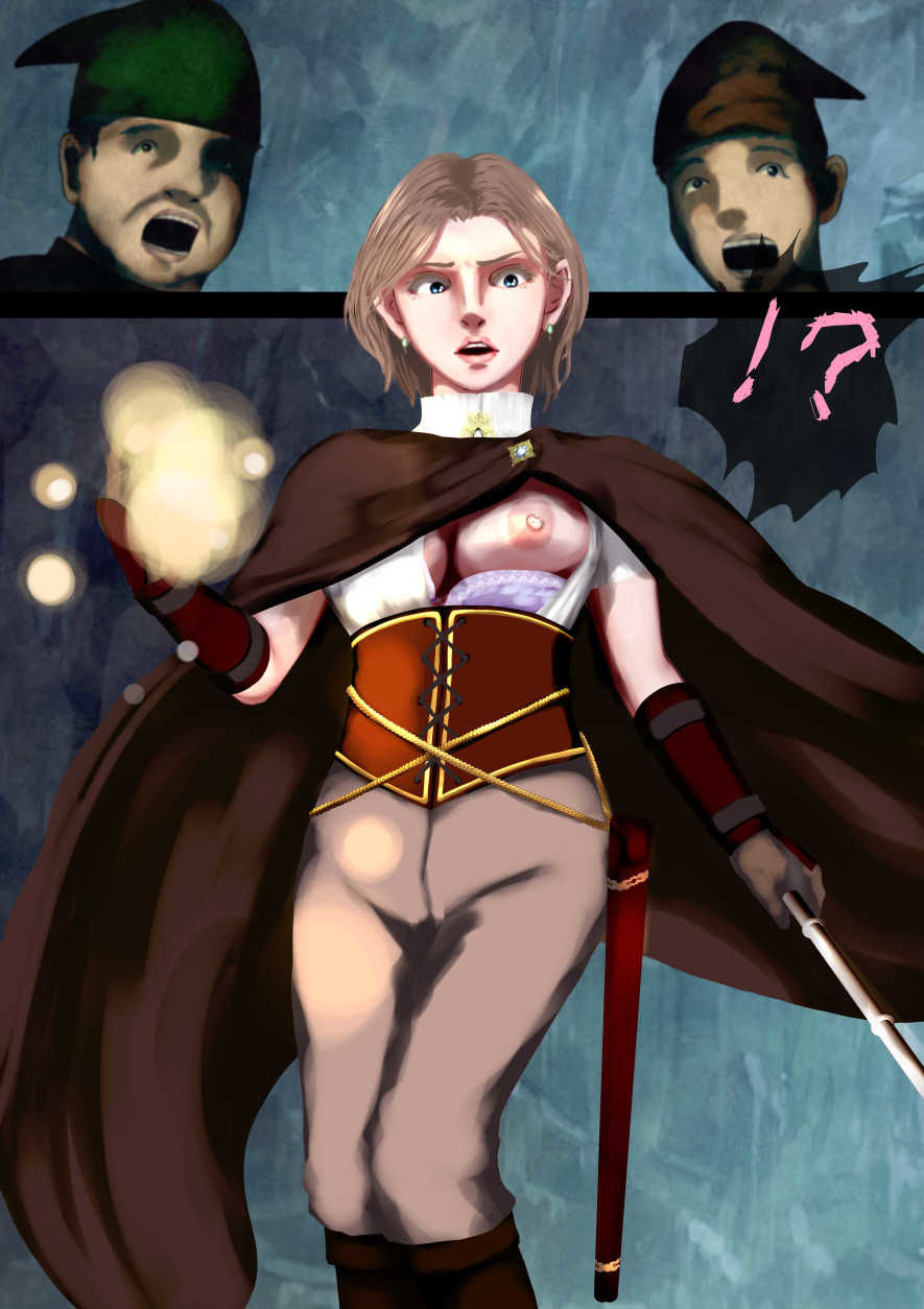 サンプル画像1:性霊の棲まう地―見えざる影に狙われた巨乳精霊使いとうら若き巫女の肉体―(四葉弘彦) [d_245555]