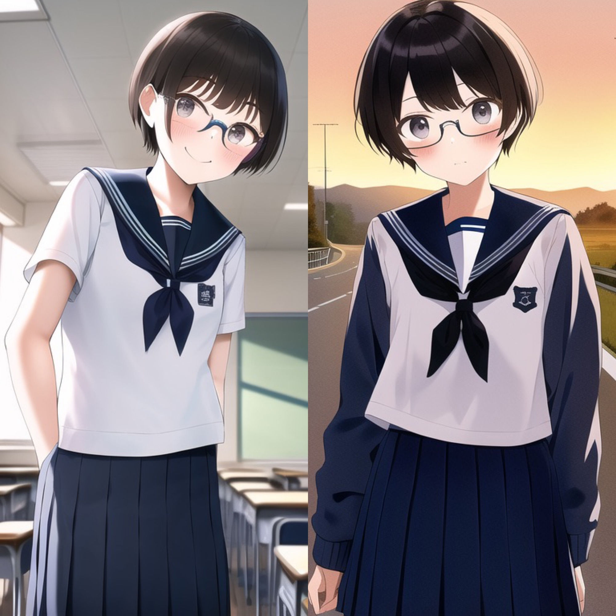 サンプル画像2:逆恨み！自分を振った眼鏡貧乳真面目っ子を触手でぶっ壊す！(ぐれ) [d_246326]