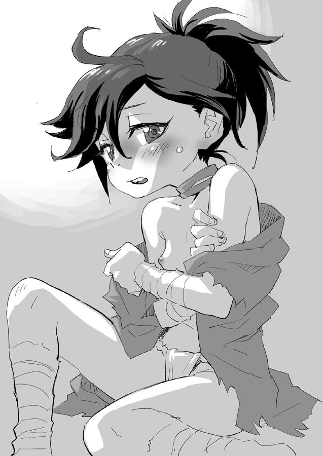 サンプル画像2:どろろがサラシにきがえたら(お子様ランチ) [d_246458]